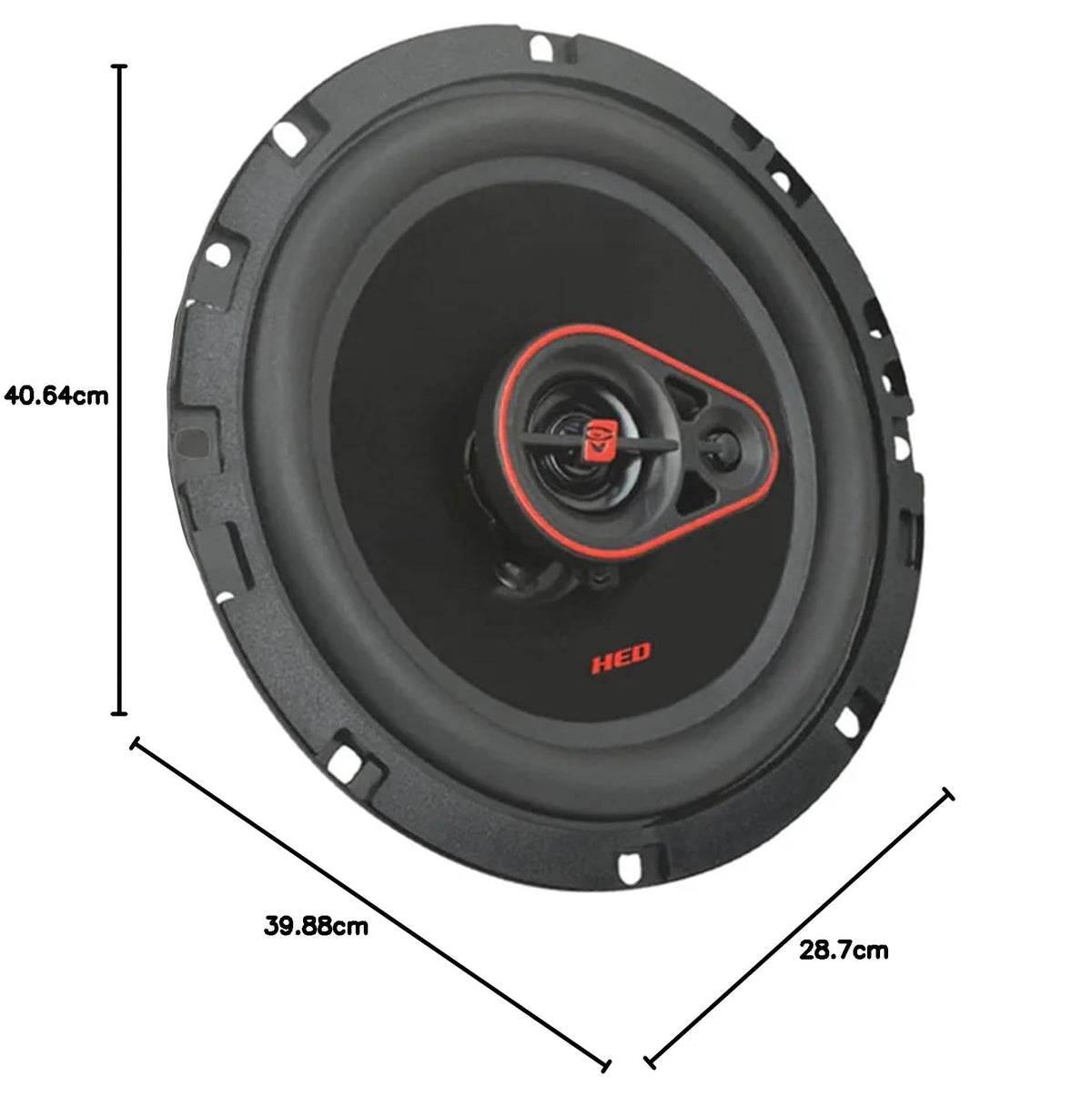 Bocinas Coaxiales 3 Vías Cerwin-Vega Mobile Serie HED Negras 340 Watts MAX