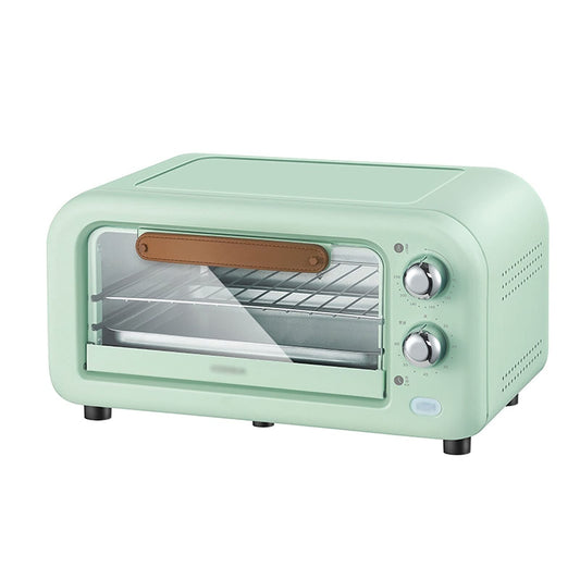 Beyori Horno eléctrico Hogar para Hornear Multifunción Horno eléctrico Smart Mini 12L Pequeño Horno, Mini Multi-Funcionamiento Horno de tostadora Retro