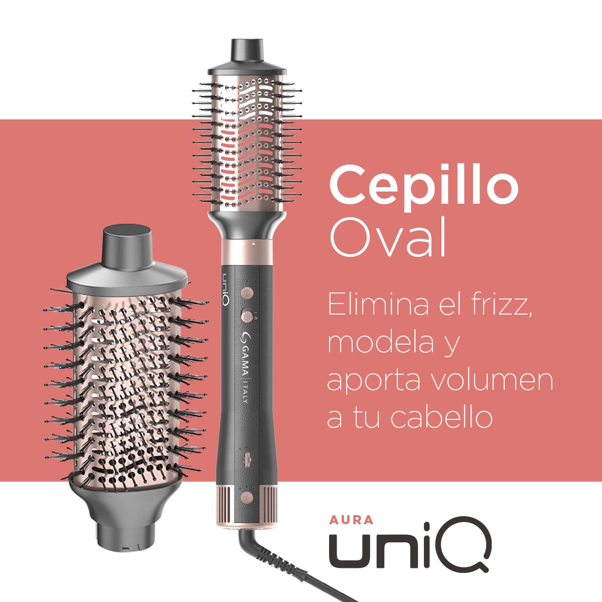 Multiestilizador GA.MA Italy UniQ Styler Aura Coanda Motor Digital Profesional