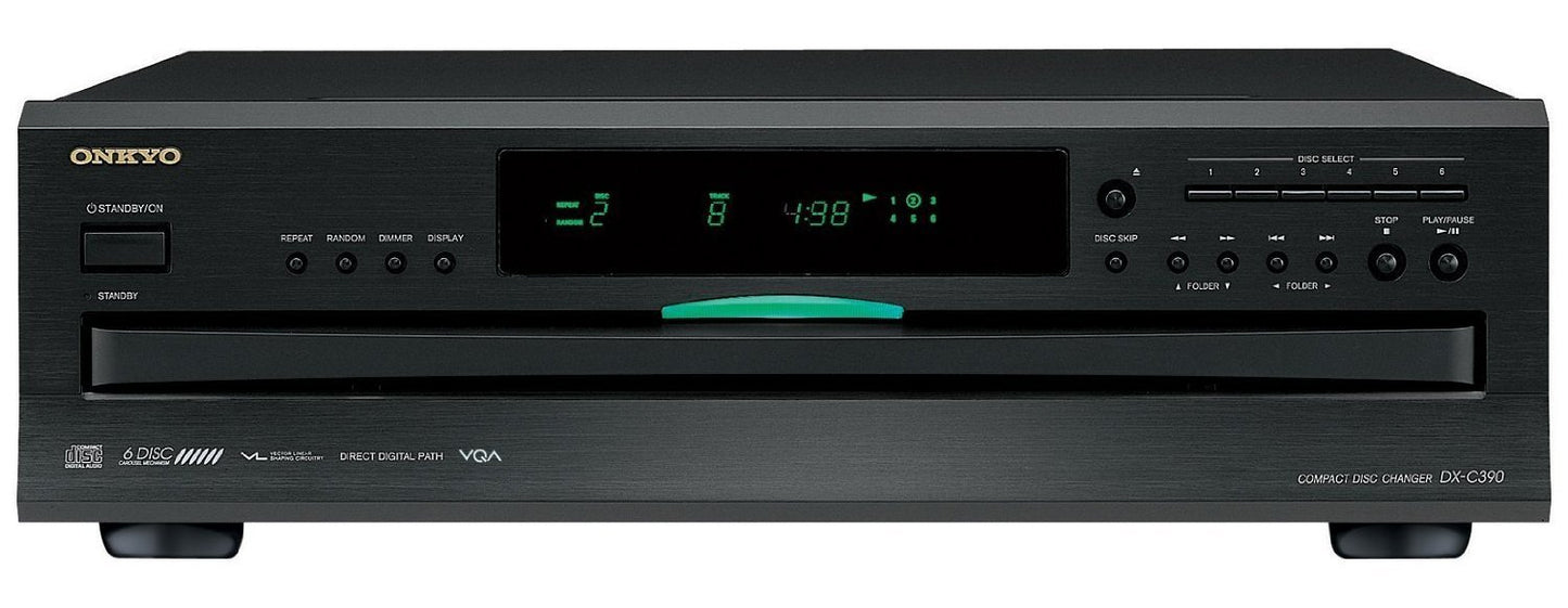 Onkyo DX-C390 Reproductor MP3, Color Negro