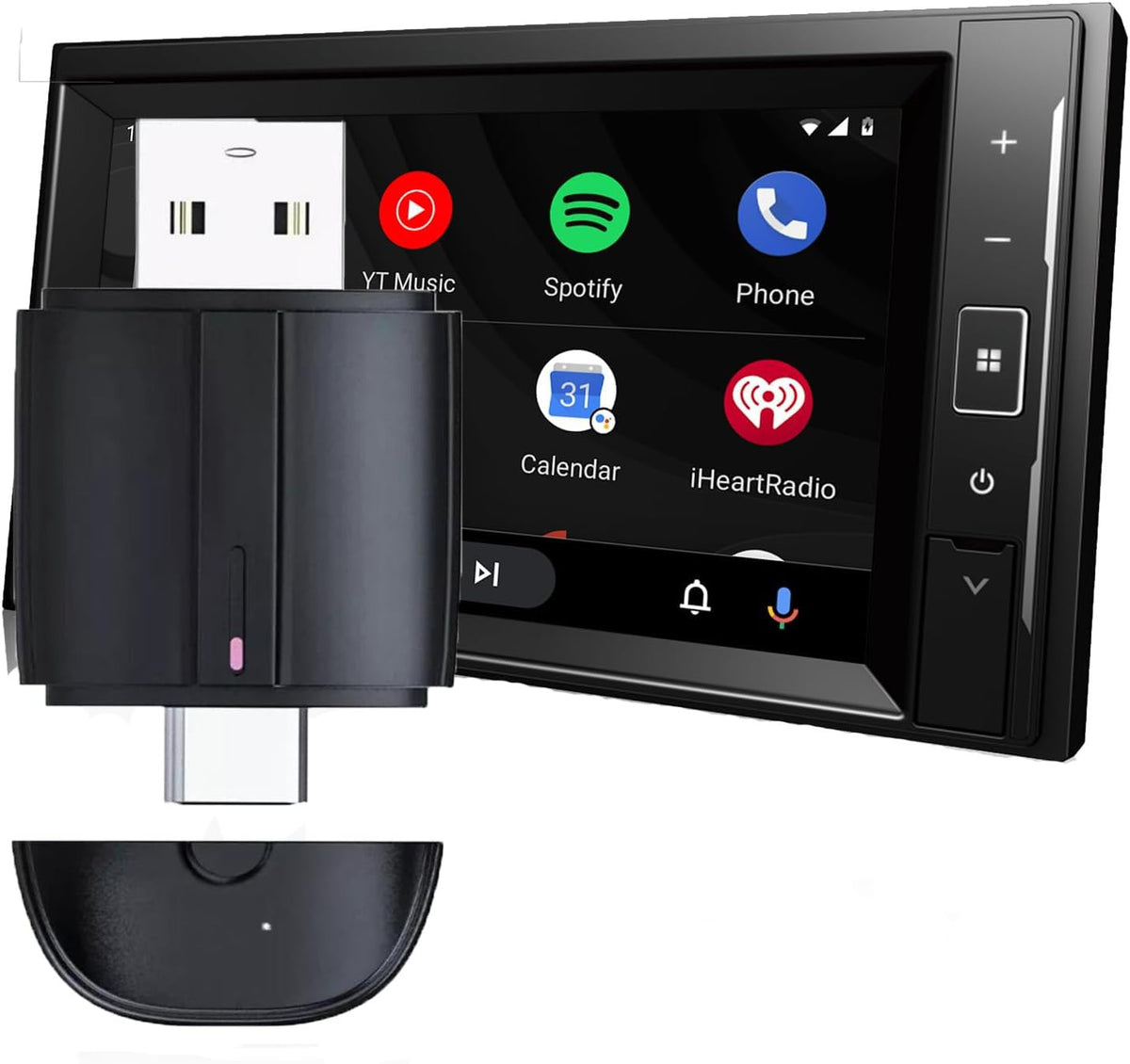 Adaptador Inalámbrico ZOKNGB 2 En 1 para CarPlay/Android Auto Conecta Fácilmente en Automóviles