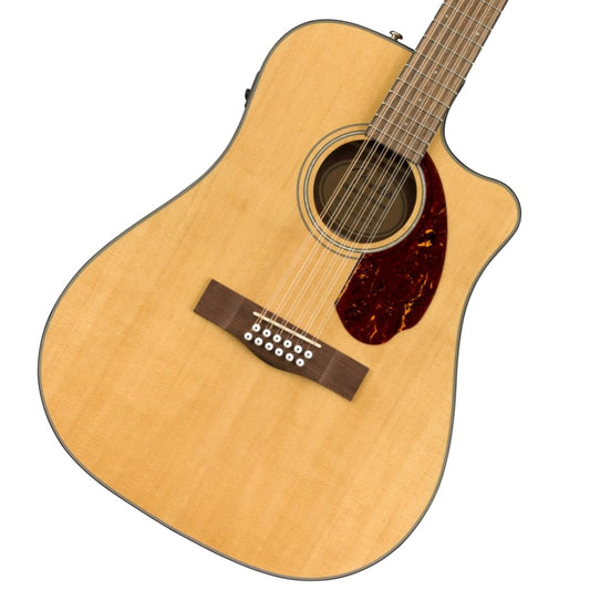 Fender Guitarra Docerola Electroacústica CD-140SCE 12-String, Natural Estuche Hardshell Case Incluído