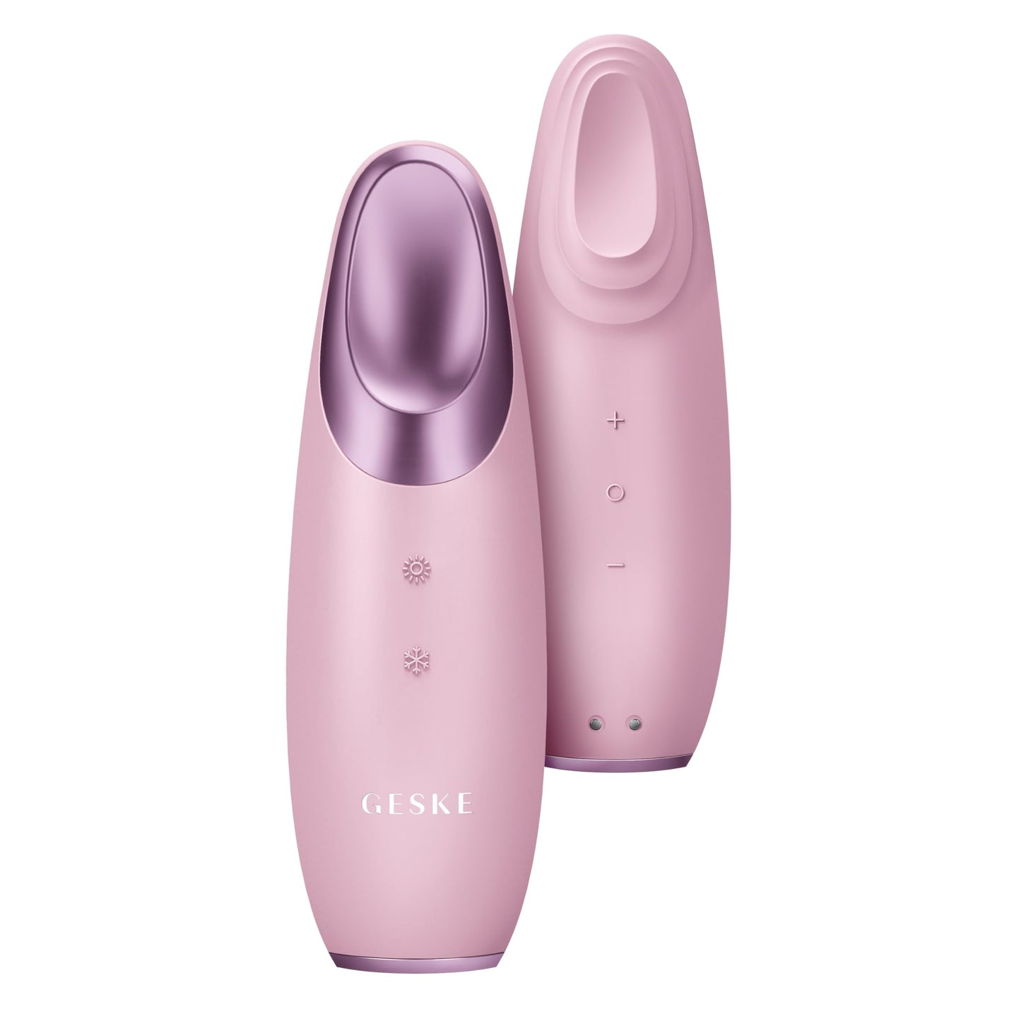 GESKE | SmartAppGuided™ Warm & Cool Eye Energizer | 6 en 1 | Masajeador de ojos | Masajeador anti ojeras | Eliminar bolsas y párpados caídos | Masaje ocular eléctrico