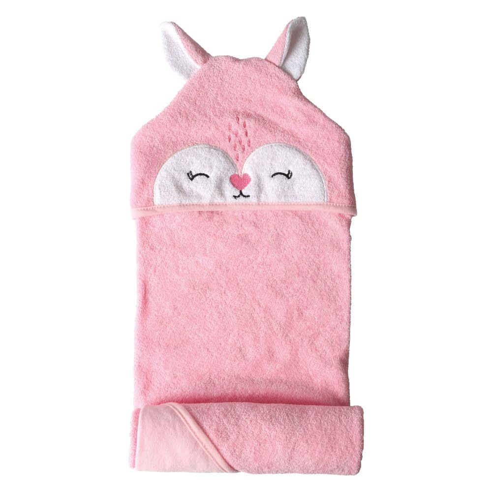Baby Mink Salida de Baño para Bebé, Suave y Absorbente para Después del Baño (Rosa)