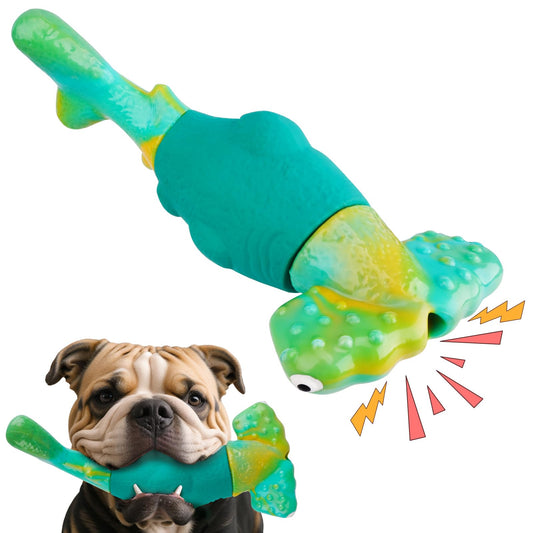 BIKIISEN - Juguetes para perros para masticadores agresivos, juguetes interactivos para masticar perros grandes, juguetes indestructibles para mantenerlos ocupados, juguetes para perros chirriantes,