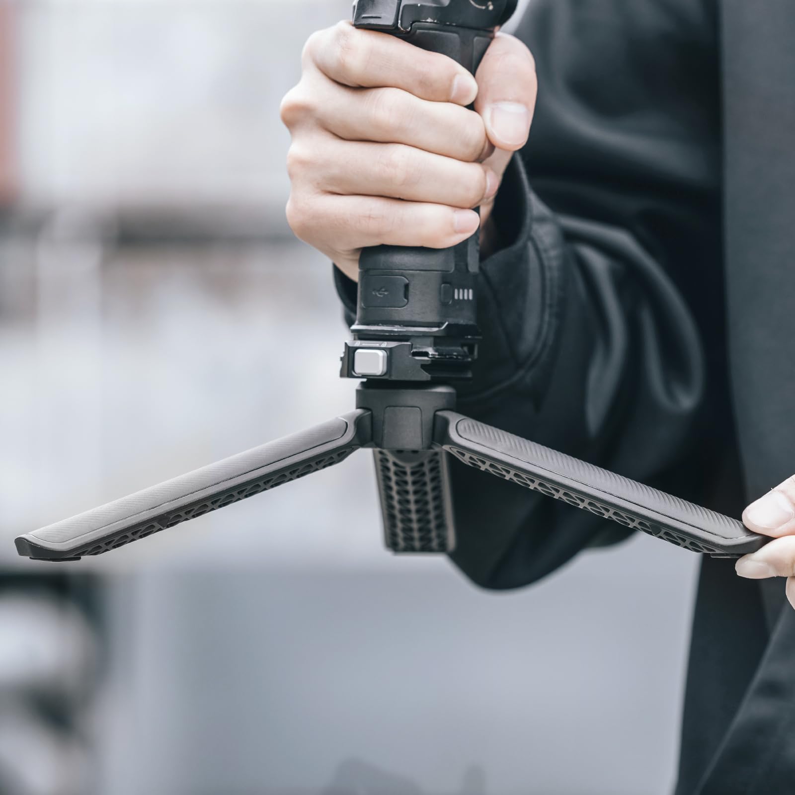 Trípode de Mesa Treeroot Negro para Cámara y Cardán