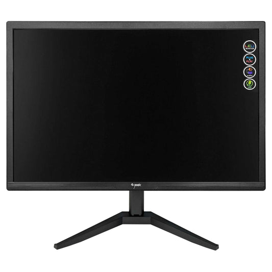 Stylos Monitor 19 Pulgadas Modelo-4GKMO1B 4Geek -60Hz- Flat Tiempo de Respuesta 5ms Color Negro elección Perfecta para tu Espacio de Oficina diseño Bonito y Elegante.
