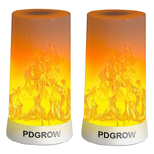 Luz de llama LED, lámpara de llama USB recargable 4 modos, luces de fuego para interior o exterior, decoración de chimenea, luz romántica de mesa de iluminación nocturna para el hogar, fiesta, camping, bar