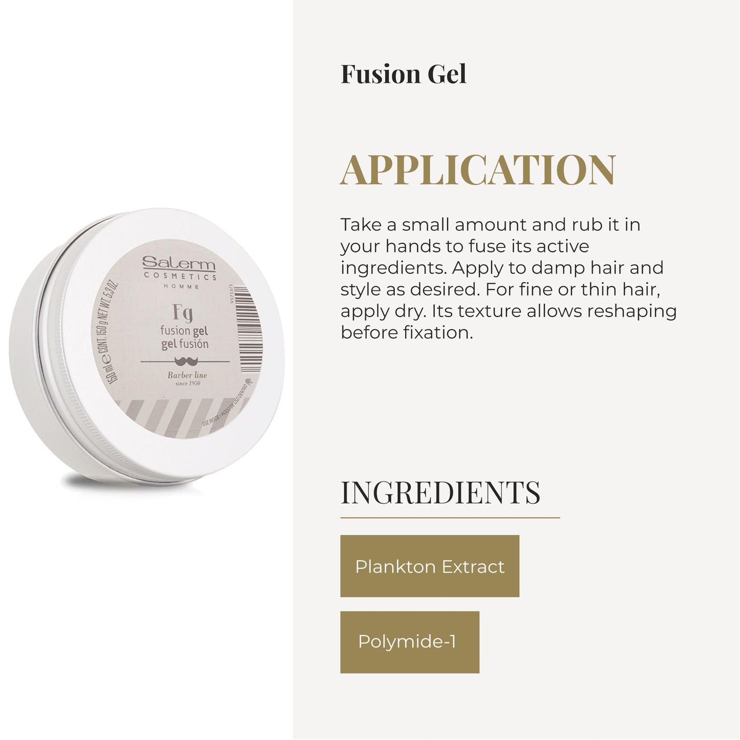 SALERM Fusion Gel 5.3oz by Salerm