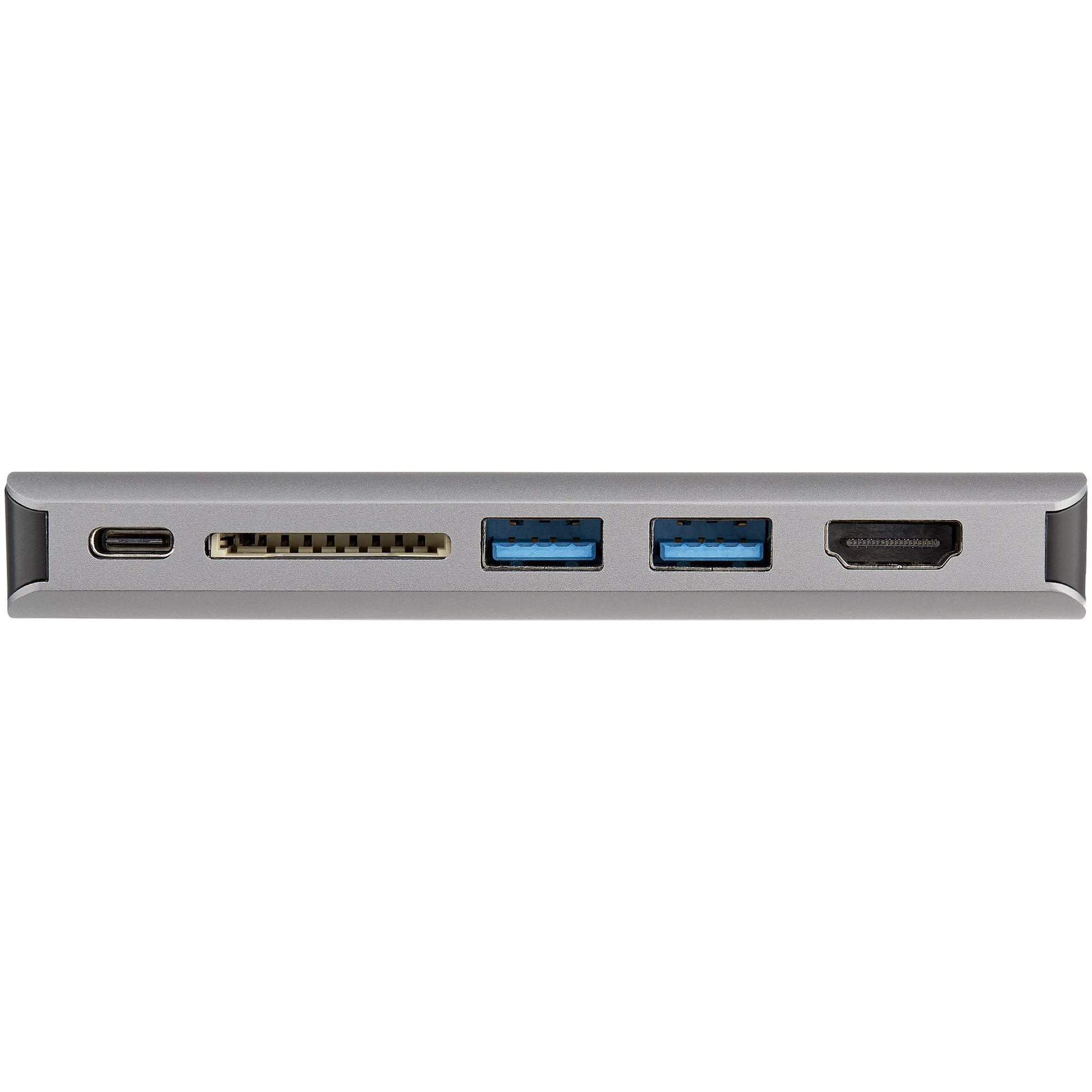 Adaptador USB-C Multipuertos StarTech.com Blanco HDMI VGA 100W PD Lector SD Cable 30cm