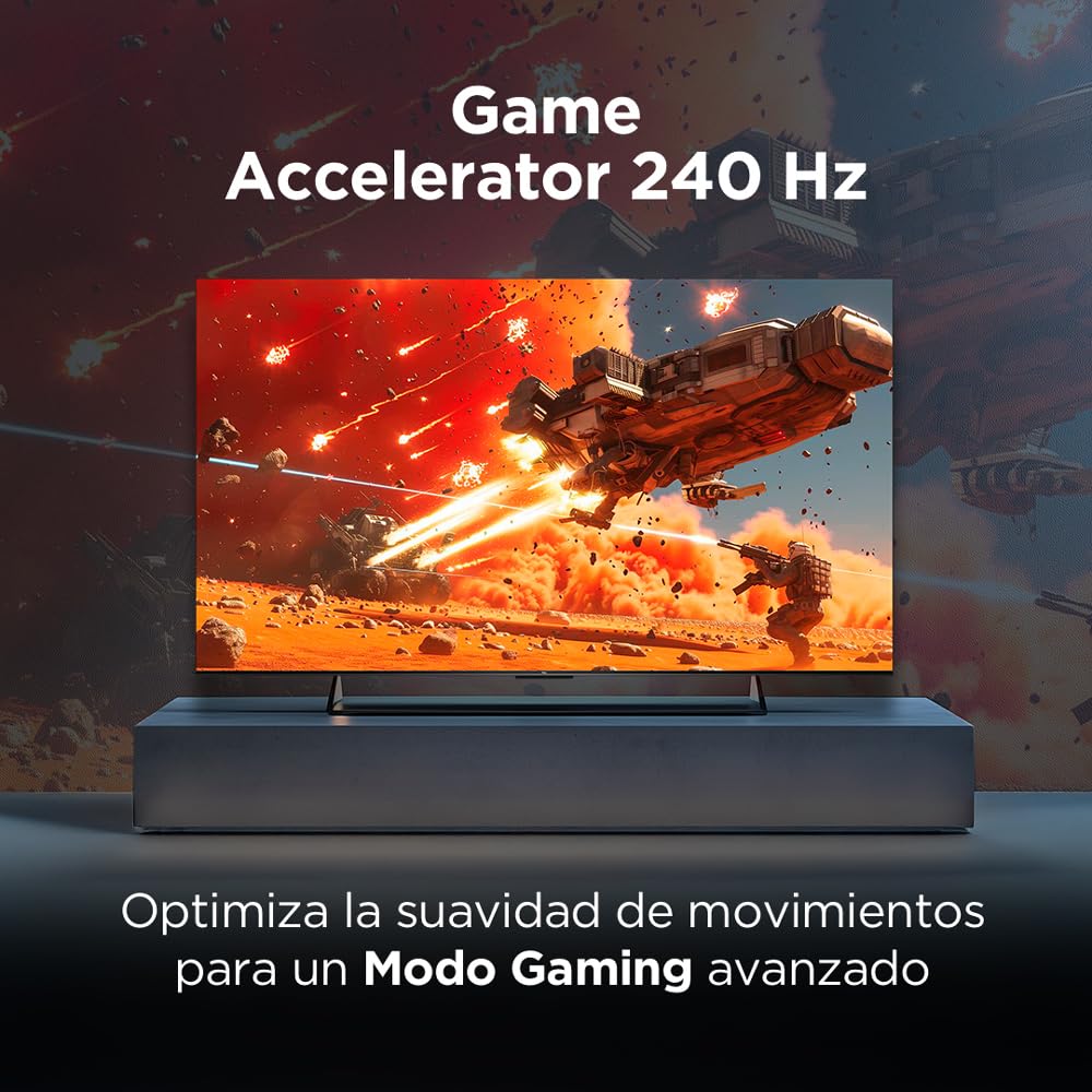 Smart TV TCL QLED 4K 98" Google Assistant y Alexa con MiniLED y Dolby Atmos