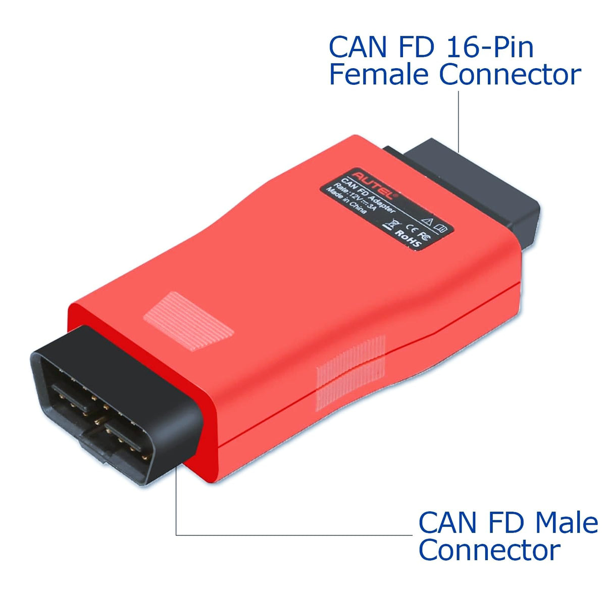 Adaptador CAN FD Autel GM MY2020 para Accesorios de Vehículos Compatible con MaxiSys IM608, IM508, MX808, MS906, MS908, Ultra Series