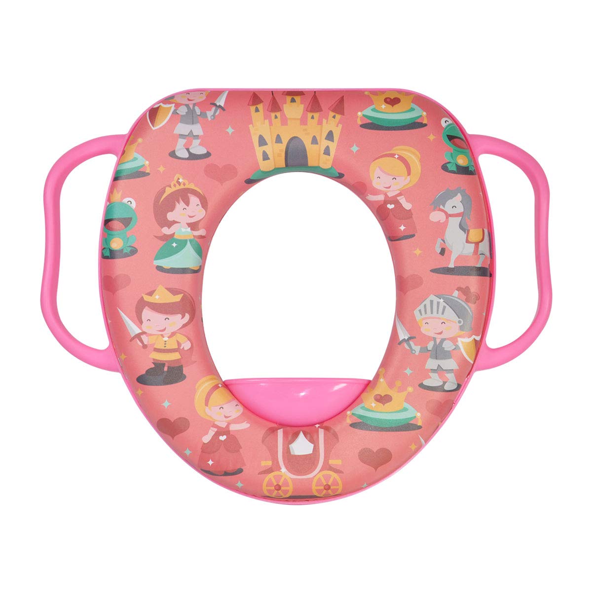 Asiento Entrenador De Inodoro Para Niños, Entrenador De Inodoro Acolchado Para Bebés, Reductor Infantil Antifugas, Asiento Baño Portátil Dibujos Animados, Asiento Entrenador Niño Niña 1-6 Años