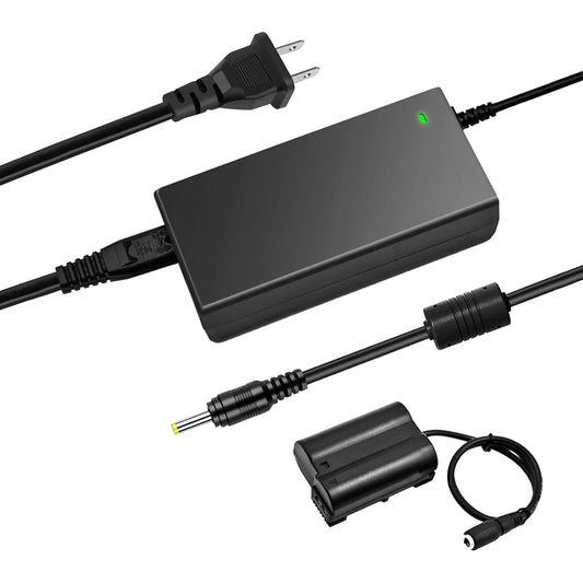 TKDY Eh-5 Plus Power Adapter Supply Updated EP-5B DC Coupler Kit (EN-EL15 Battery Replacement) For D500 P520, P530,D600, D610,D750 D7000,D7100,D800,D800E,D810,D800A,1V1