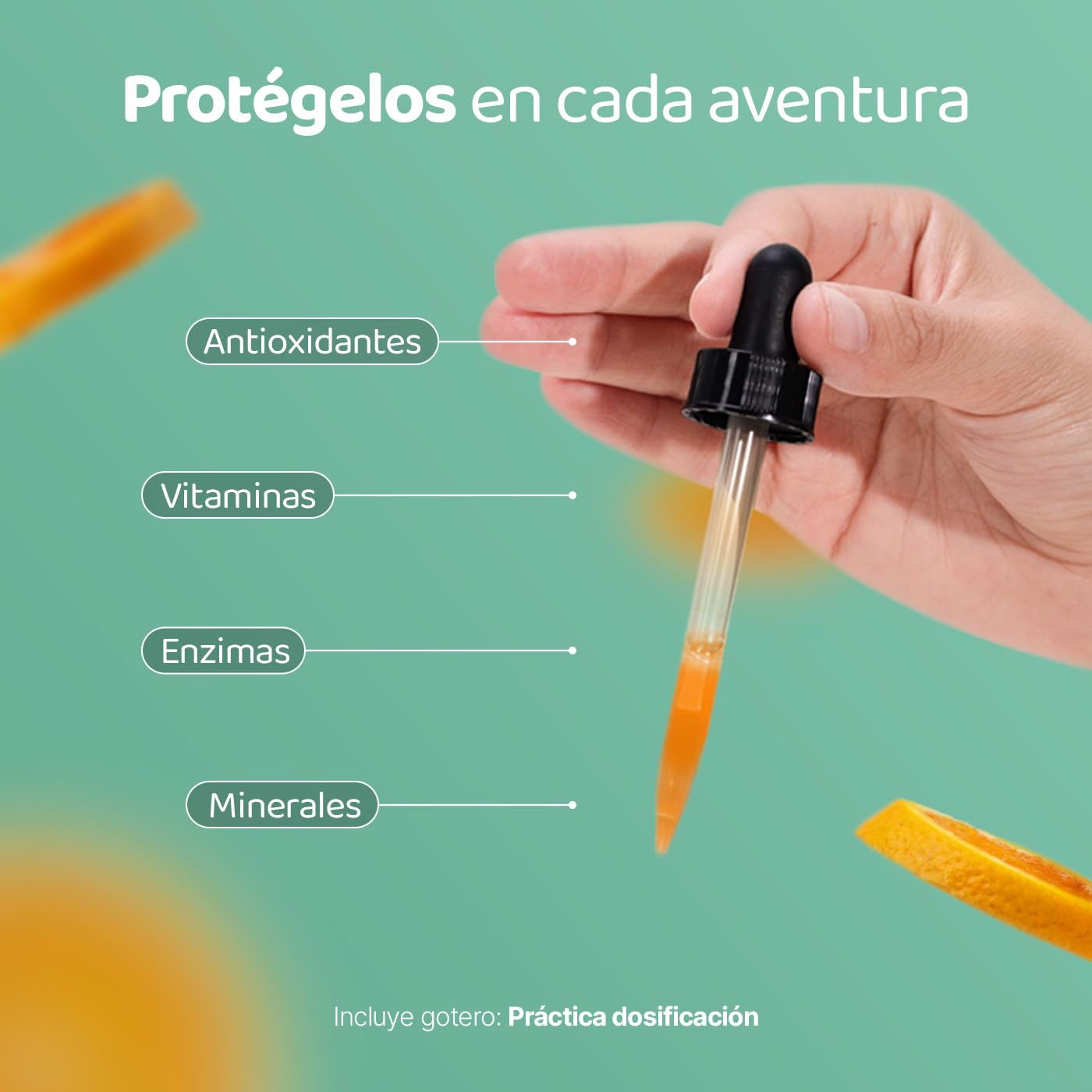 Gotas Vitamina C y Zinc Ally Blend Kids B Life 60 ml para Niños