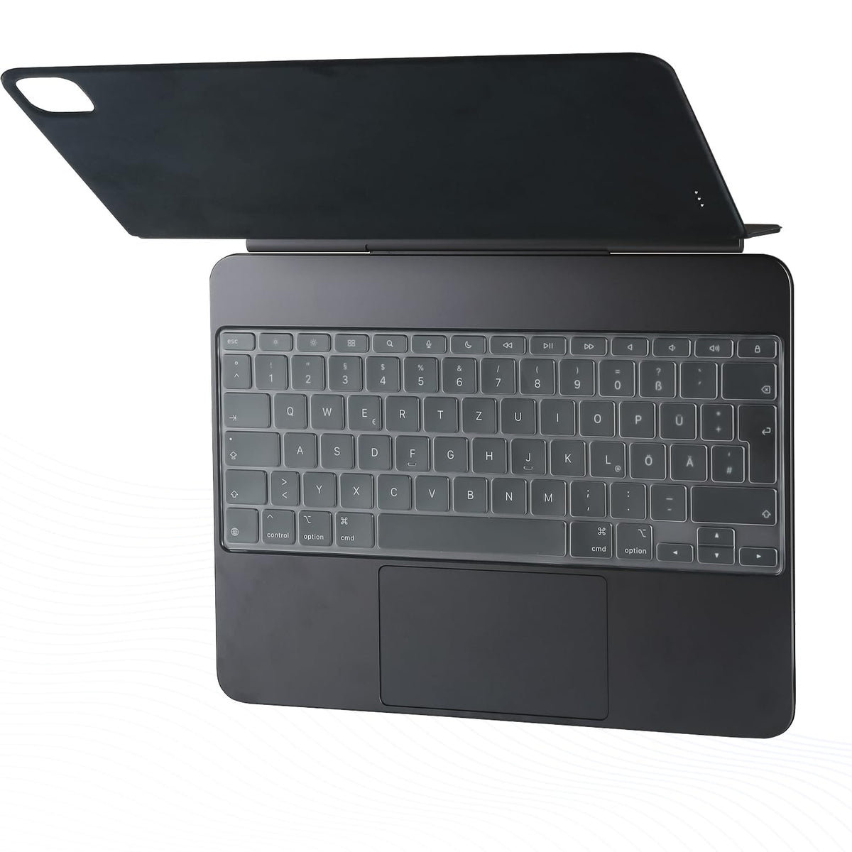 Cubre Teclado Digi-Tatoo Transparente con Teclas de Función para iPad Magic Keyboard 2026 iPad Air 13 (M4/M3) y Pro 13 (M5/M4) en Español