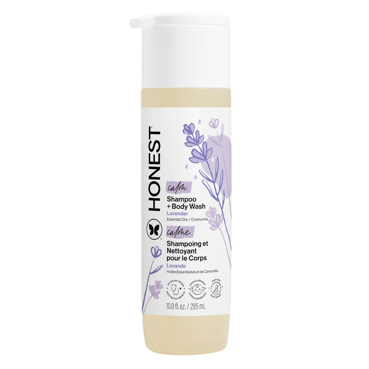 Honest Shampoo & Body Wash, Ultra Calming Dreamy Lavender, 10 Ounce