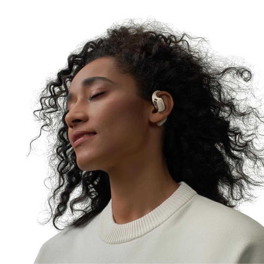Auriculares Deportivos Shokz Beige True Wireless Bluetooth de Conducción Aérea Resistentes al Sudor y Agua