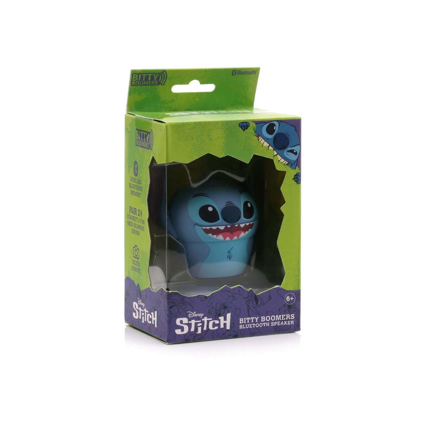 Bitty Boomers Disney: Stitch - Mini Altavoz Bluetooth