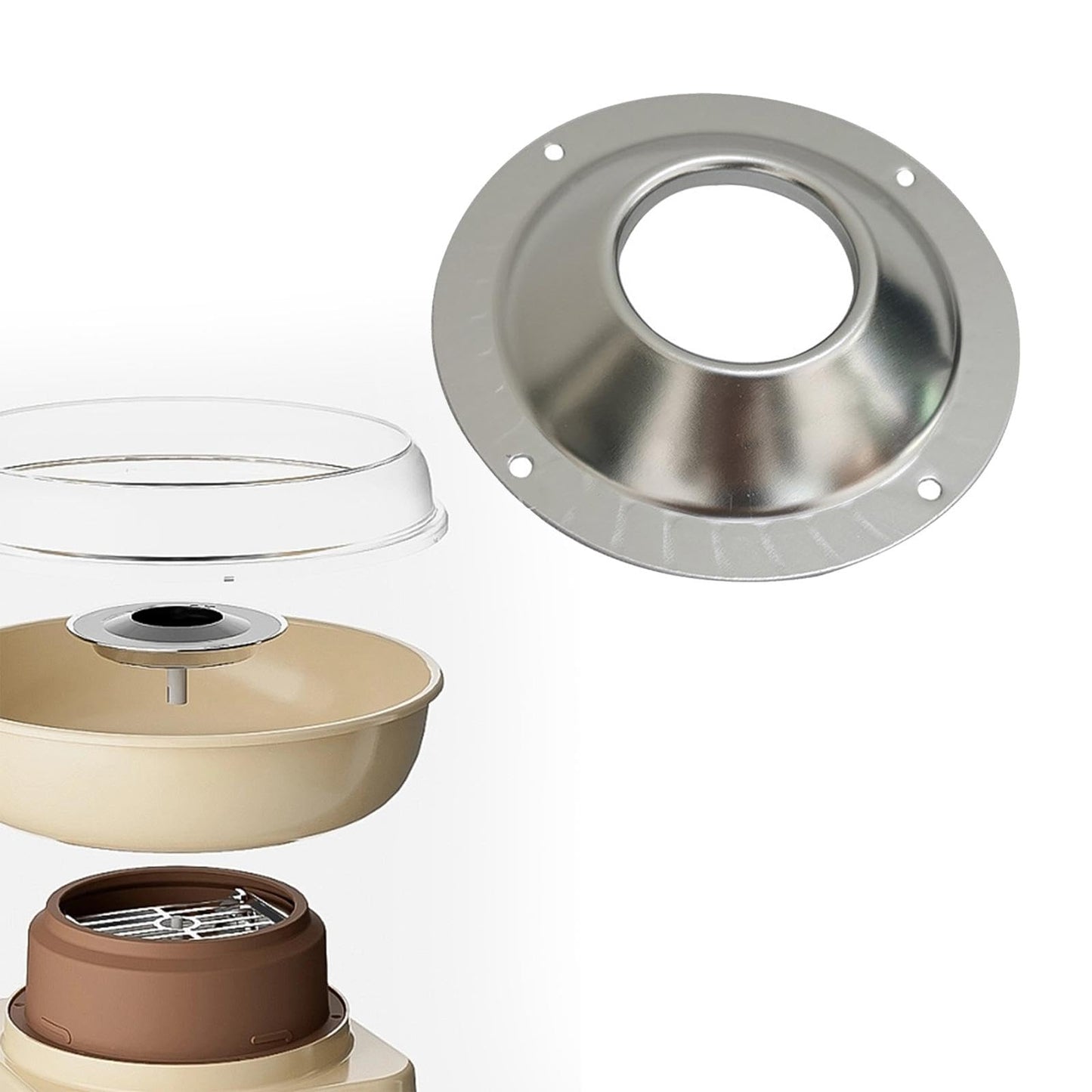 Cubierta del cabezal de calefacción para máquina de azúcar de algodón, repuestos de máquina de caramelos, repuestos para máquina de hilo de