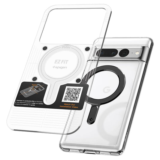 Adaptador Magnético Spigen Negro compatible con MagSafe para Accesorios de Cargador Inalámbrico iPhone 16/15/14/13/12/11, Pixel 9, Samsung Galaxy Z Fold/Z Flip/S y Más