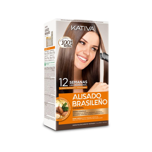 KATIVA Alisado Brasileño 225 ml | Plancha, Suaviza y Brinda Brillo