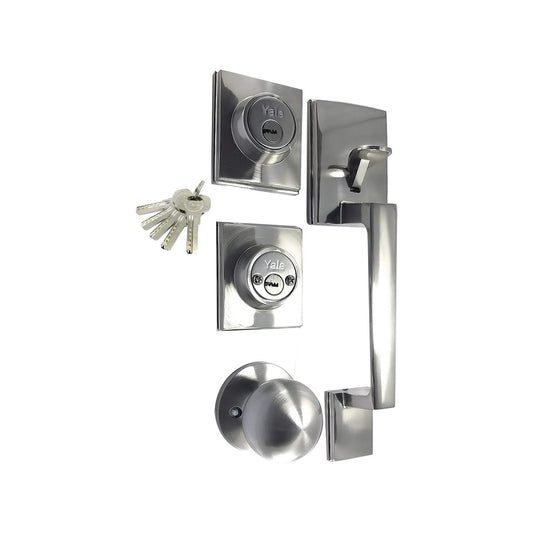 Gatillo Yale Niquel Satin Napoles Llave-Llave Ball