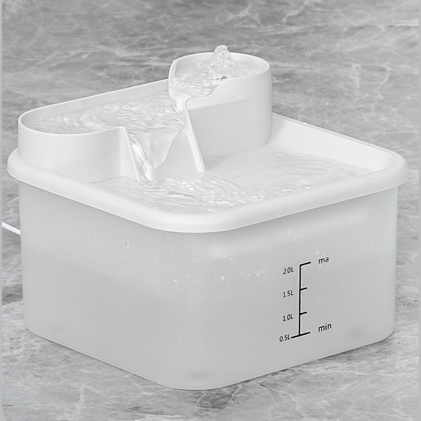 Fuente de Agua para Gatos, Fuente de Agua para Mascotas con Bomba Ultrasilenciosa, Dispensador de Agua de Circulación Automática Tazón de Agua para Gatos, Perros y Cachorros