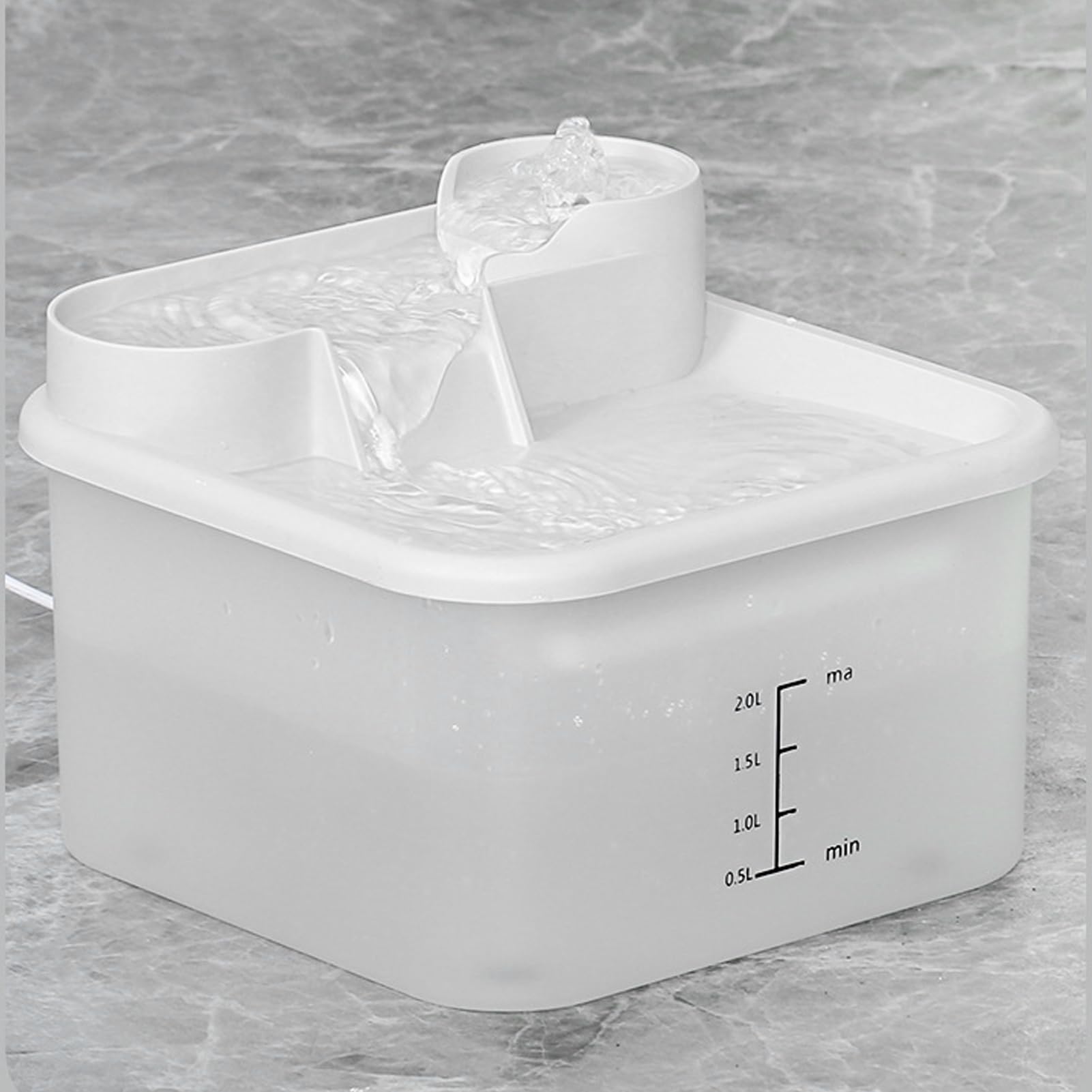 Fuente de Agua para Gatos, Fuente de Agua para Mascotas con Bomba Ultrasilenciosa, Dispensador de Agua de Circulación Automática Tazón de Agua para Gatos, Perros y Cachorros