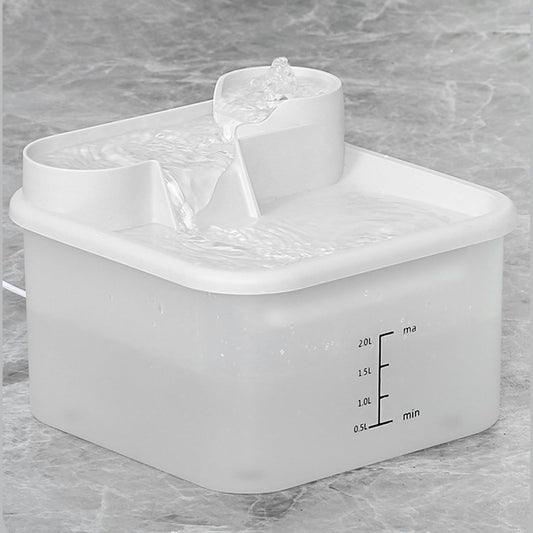 Fuente de Agua para Gatos, Fuente de Agua para Mascotas con Bomba Ultrasilenciosa, Dispensador de Agua de Circulación Automática Tazón de Agua para Gatos, Perros y Cachorros