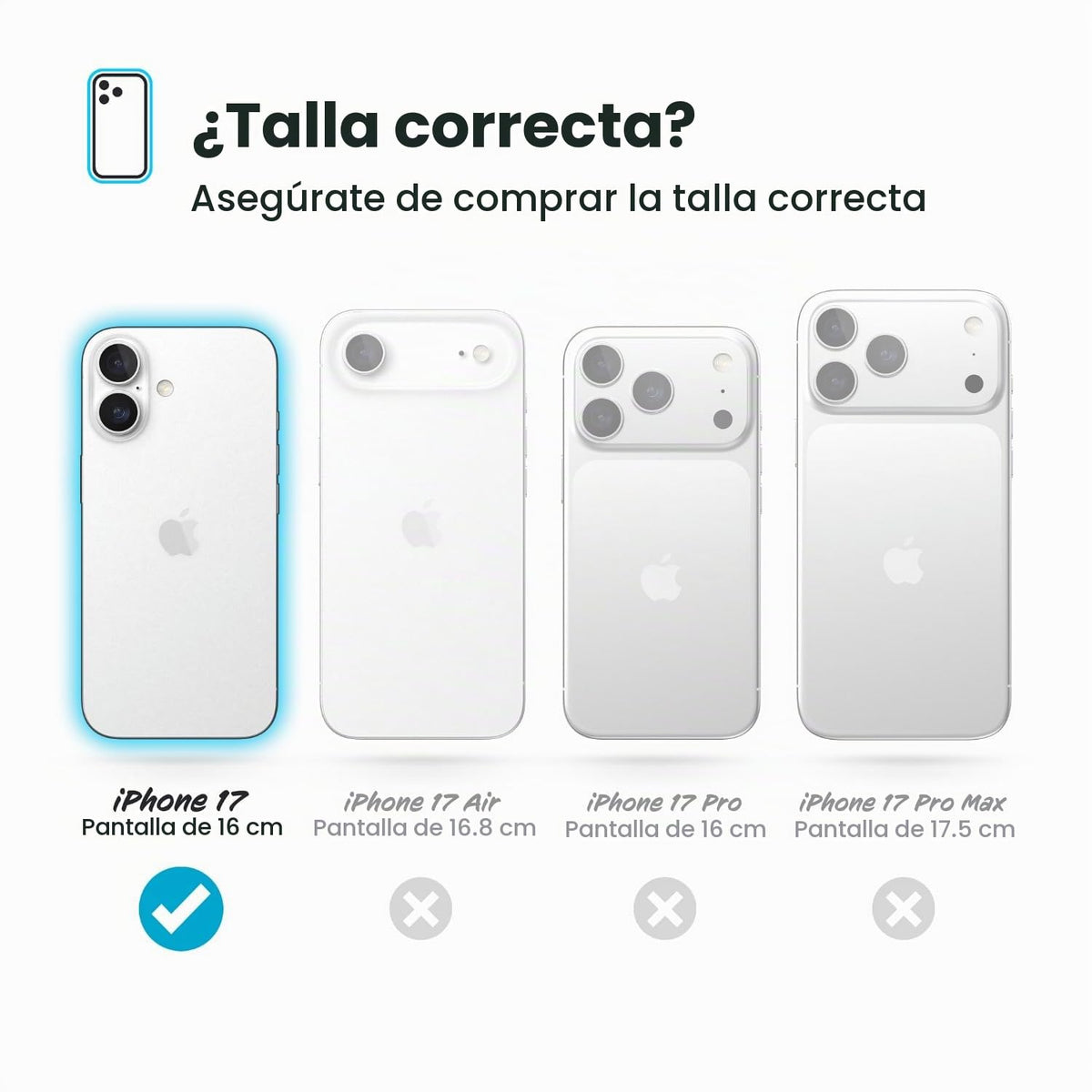 Agarre iPhone 17 Speck Deep Se Silver Metallic Spell Blue con MagSafe