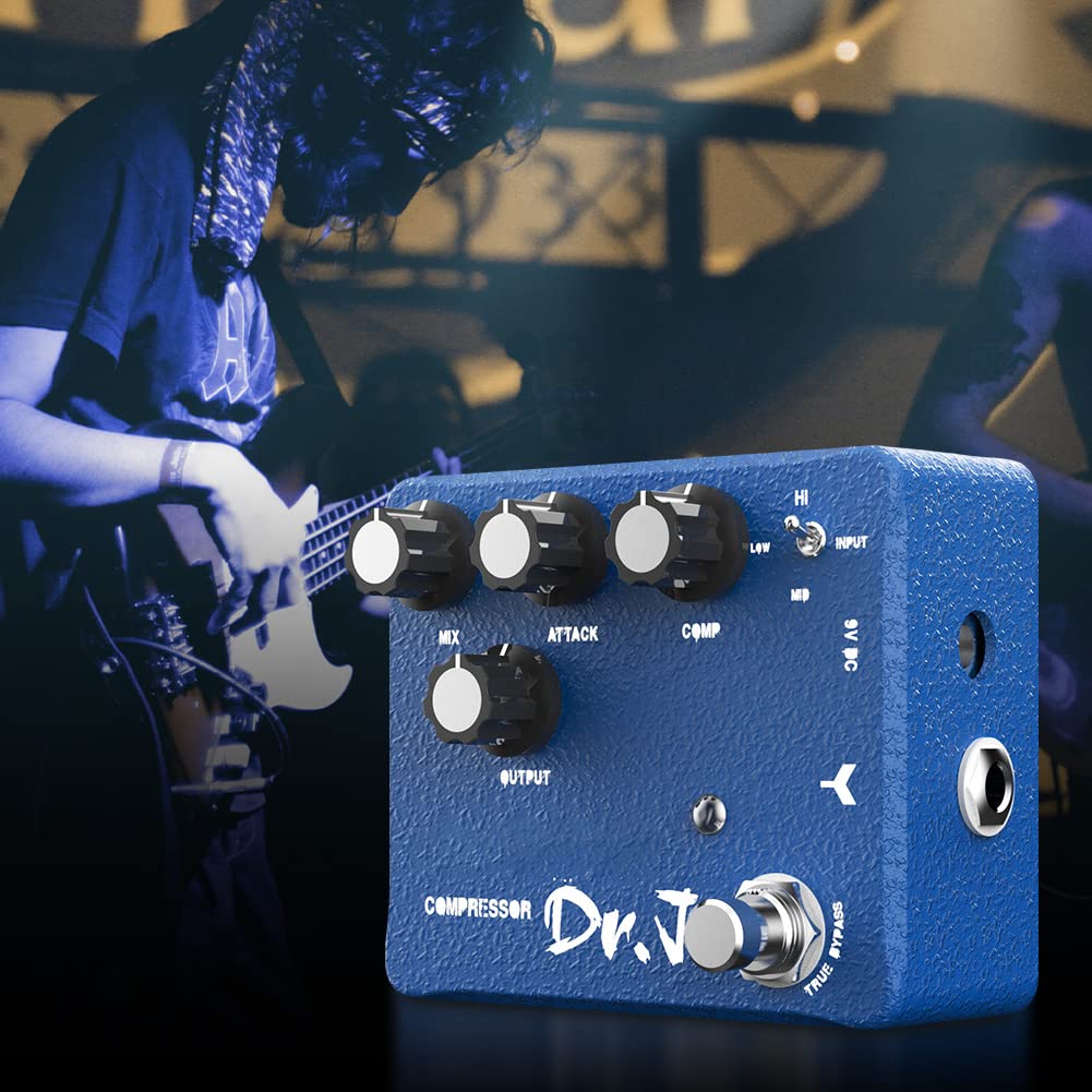 Pedal de Compresor JOYO Edición de Gama Alta Dr.J Series D55 para Guitarra Eléctrica