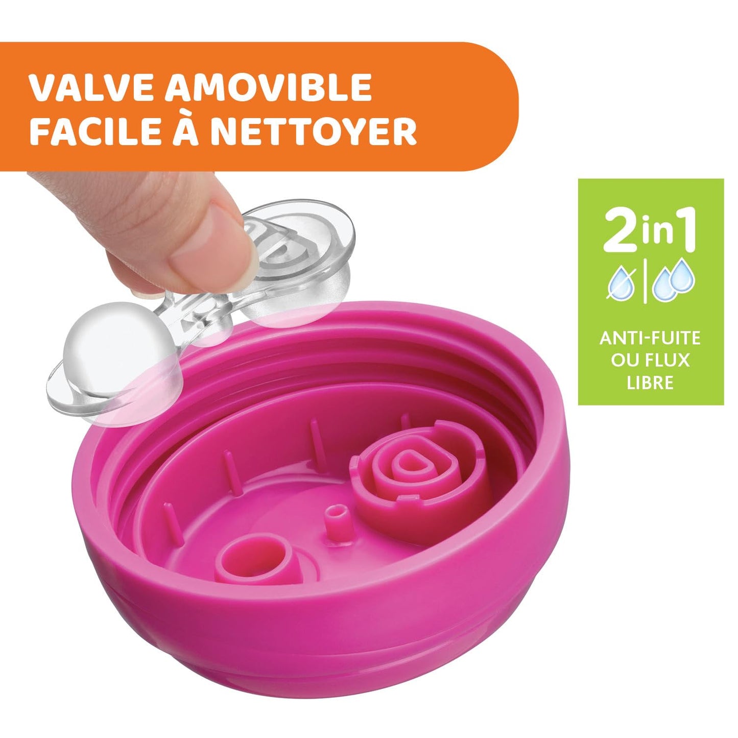 CHICCO, Vaso Entrenador con Boquilla Blanda, 6m+, Color Rosa,