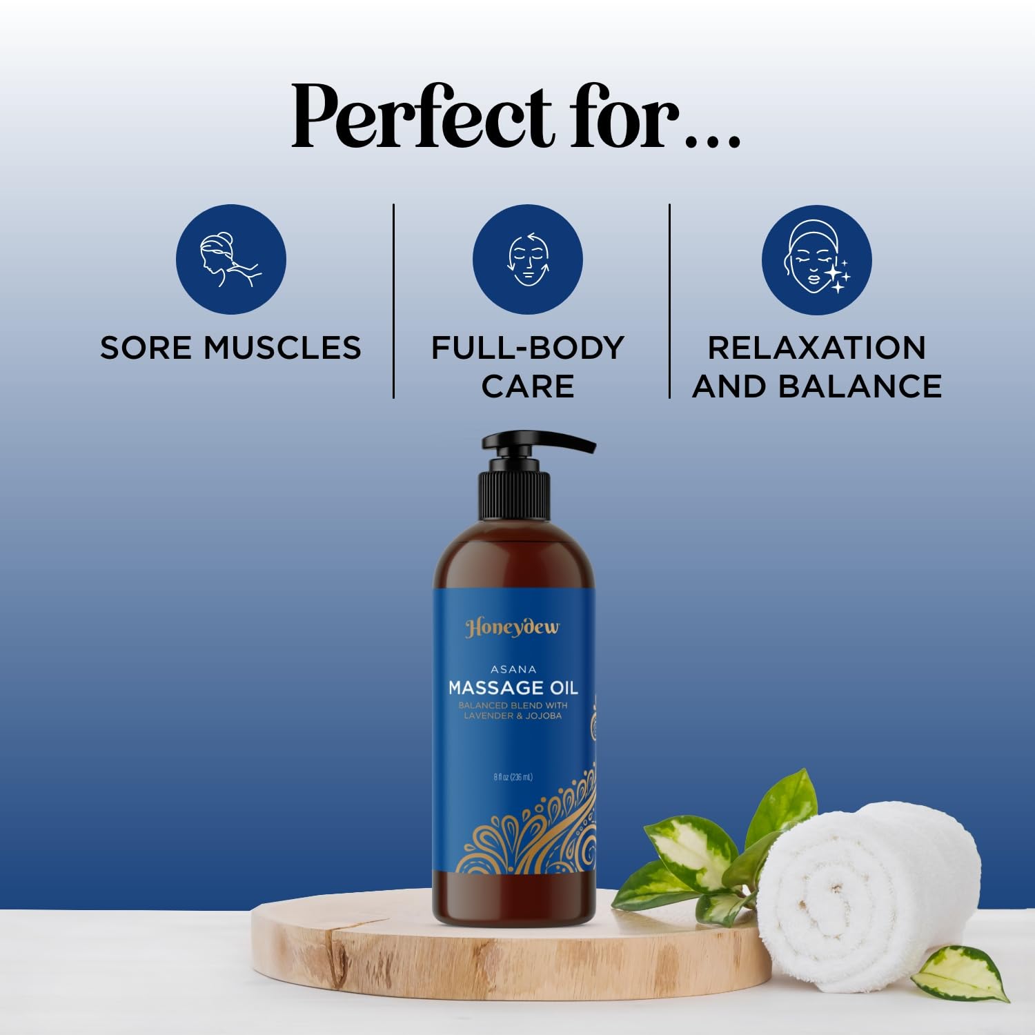 Aceite de Masaje Corporal con Lavanda y Romero para Terapia Relajante de Parejas