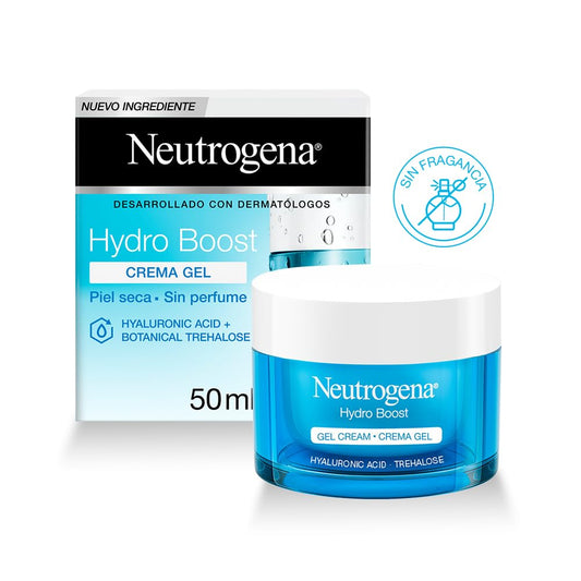 Crema Hidratante Facial en Gel Neutrogena Hydro Boost sin fragancia Ácido Hialurónico 50 ml