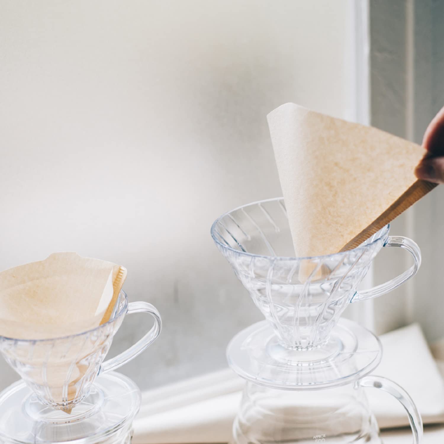 Goteador de Café Hario V60 Transparente Tamaño 03