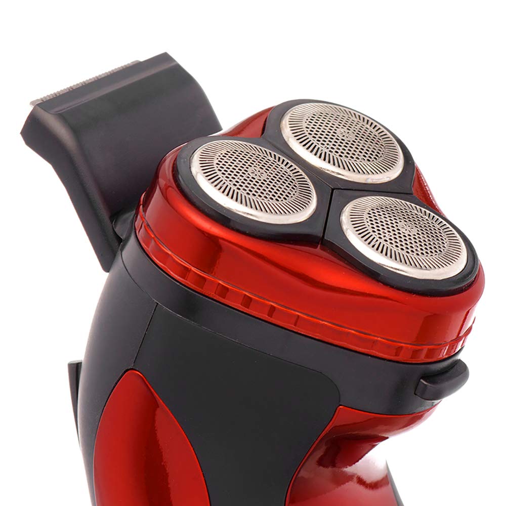 Rasuradora Eléctrica Timco BSK-8900 Negra con 3 Cabezales Independientes y 18 Cuchillas Estándar para Hombre