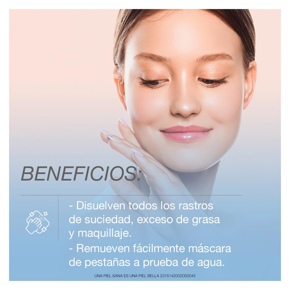 Neutrogena Toallitas desmaquillantes 25U 4 Pack