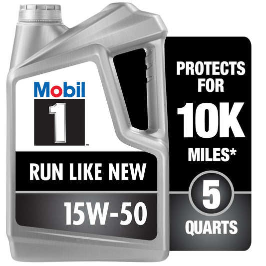 Aceite de Motor Sintético Completo Mobil 1 15W-50 Avanzado 5 Cuartos