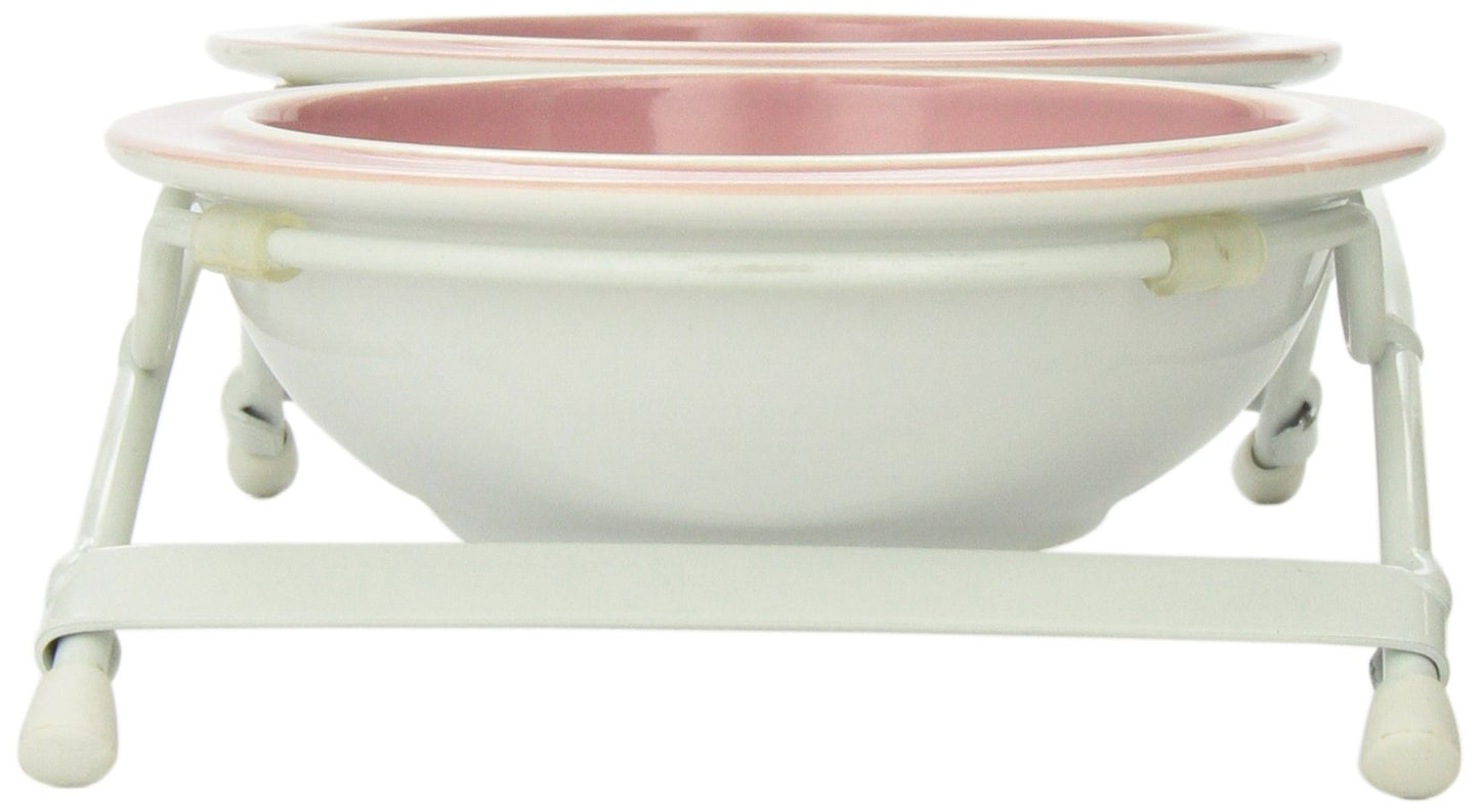 Comedero para Mascotas Petrageous Designs Rosado 5 Pulgadas