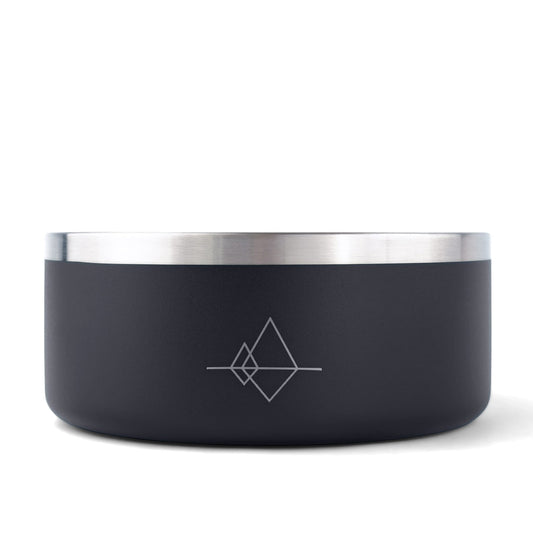 MADE TO ROAM Premium Everest Bowl – Cuenco de Acero Inoxidable de Doble Pared Aislado al vacío para Perro con Agarre Antideslizante (New York Afterlight, 32 oz)