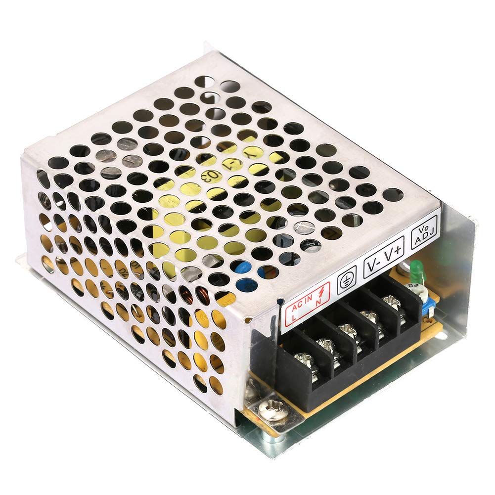 Fuente de alimentación de interruptor regulado universal de 12V 5A AC/DC para LED, convertidor de voltaje, interruptor regulado de fuente de alimentación, rendimiento antiinterferencias
