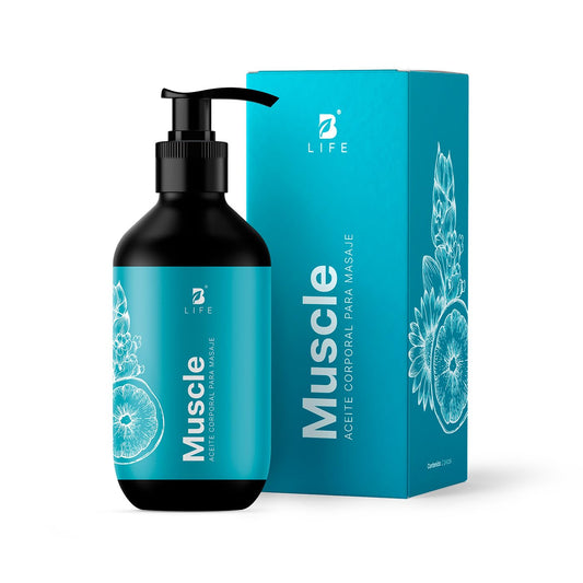 Aceite Corporal B Life 800ml para Masaje Relajante con Ingredientes Naturales