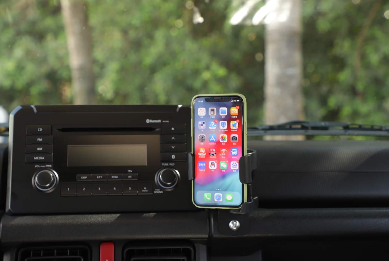 Soporte de Teléfono Suzuki Jimny JB64 JB74W Negro Multifunción 2019-2023