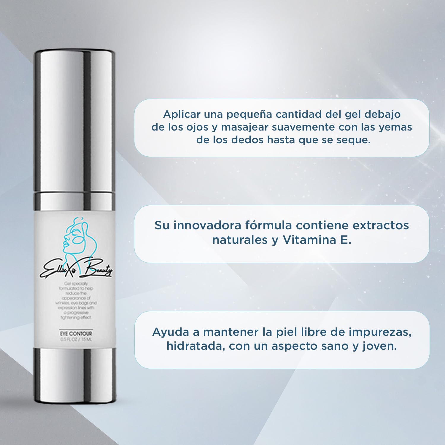 Suero Facial Ellixxis Beauty Reduce líneas de expresión y bolsas en los ojos con efecto Tensor