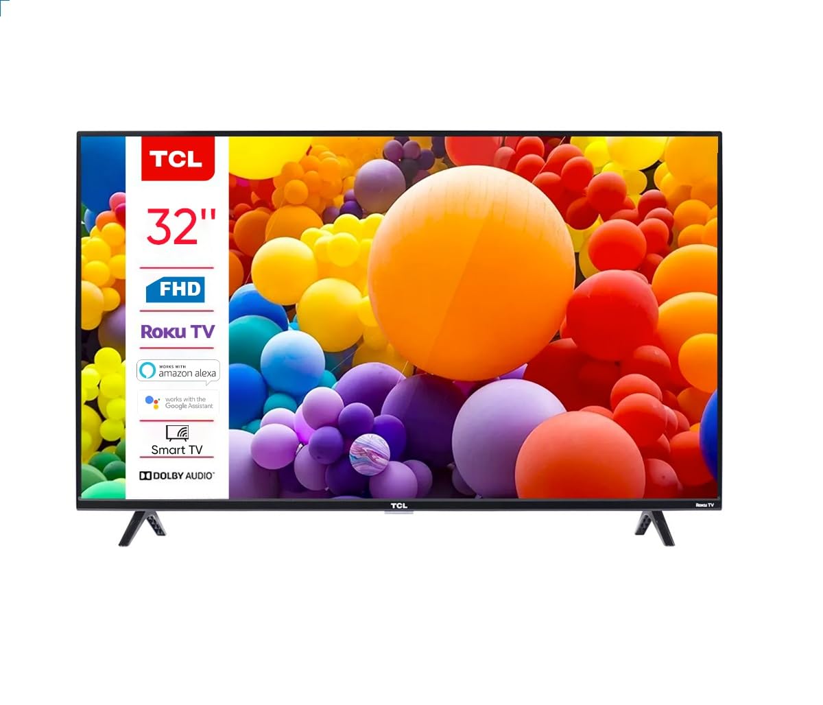 Televisor TCL LED Smart Full HD 1080p 32 Pulgadas 32S357 Reacondicionado Compatible con Alexa y Asistente Google