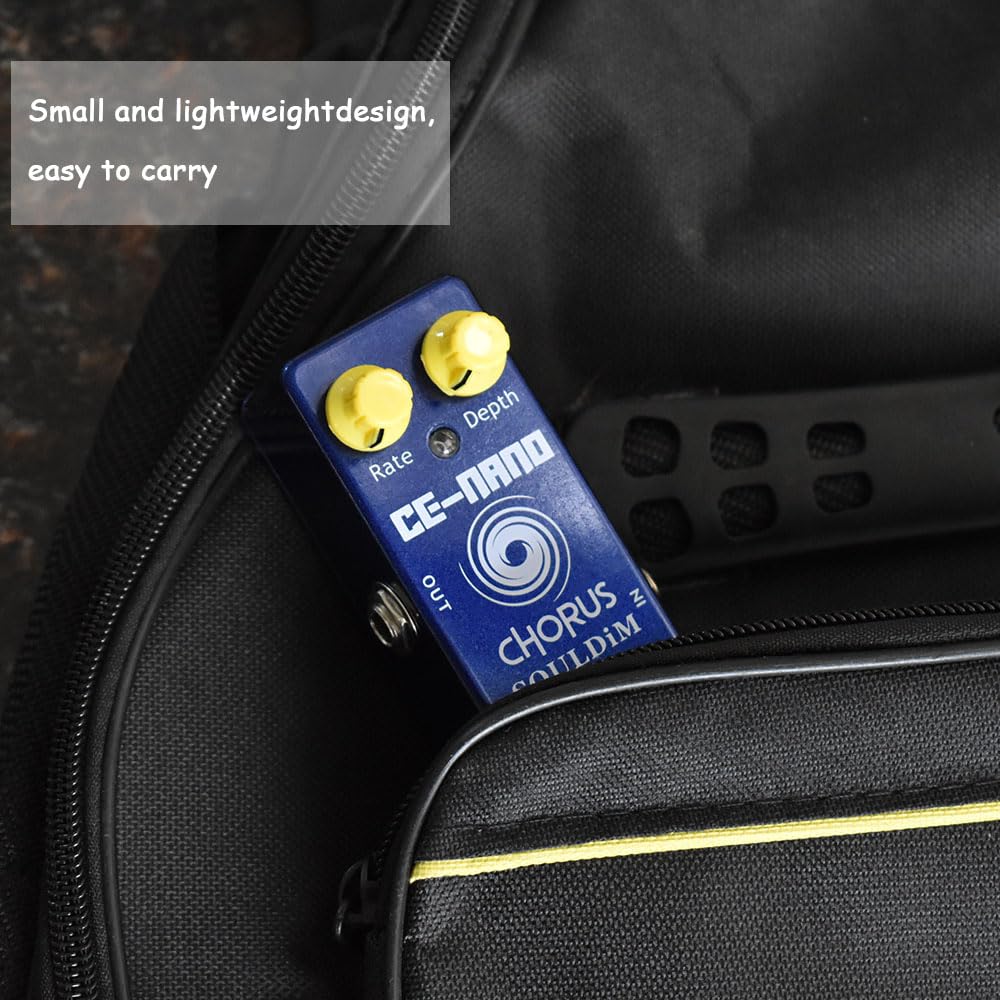 Pedal de Efecto para Guitarra Eléctrica SoulDiM Corus con True Bypass Coro