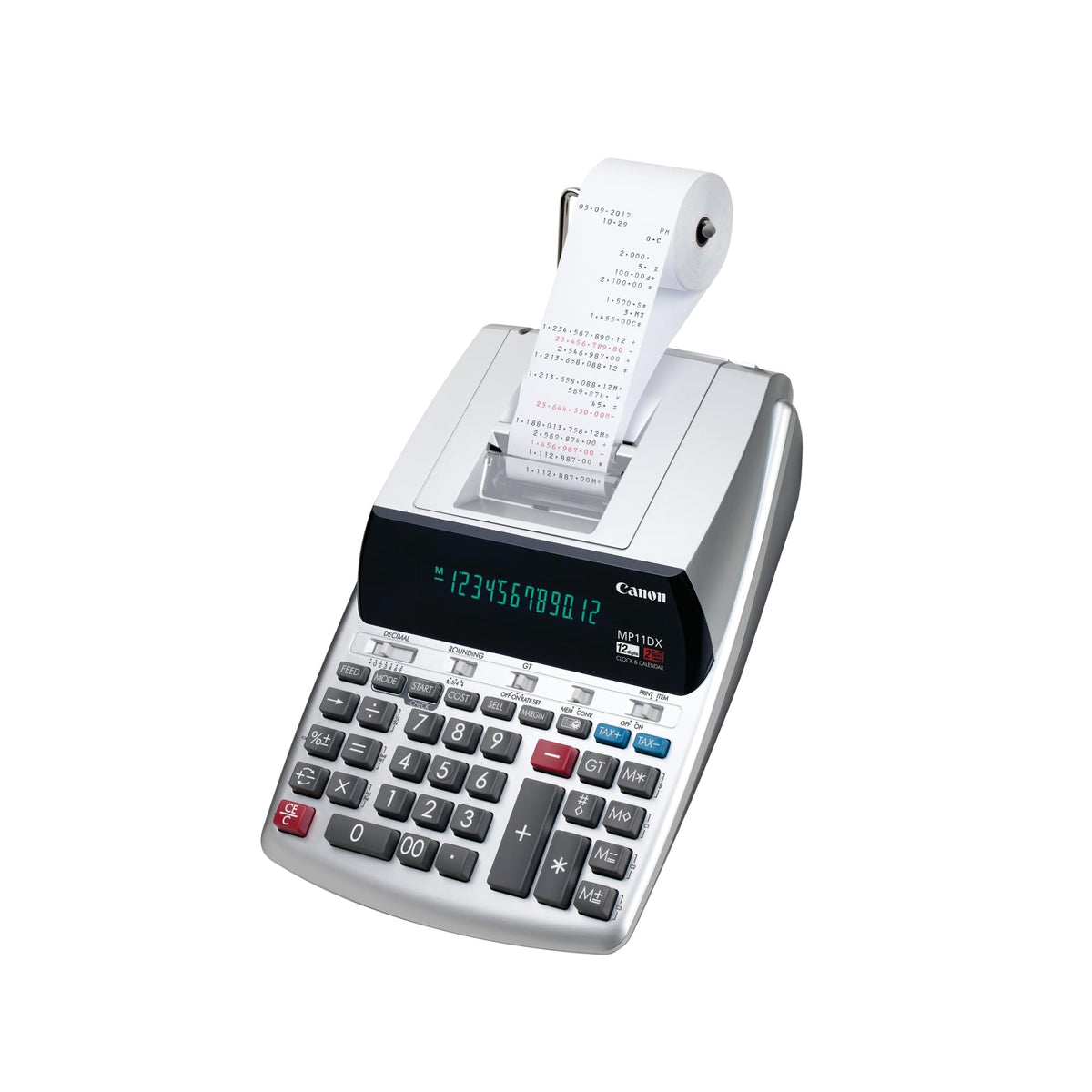Calculadora de Impresión Canon Plata 12 Dígitos Escritorio