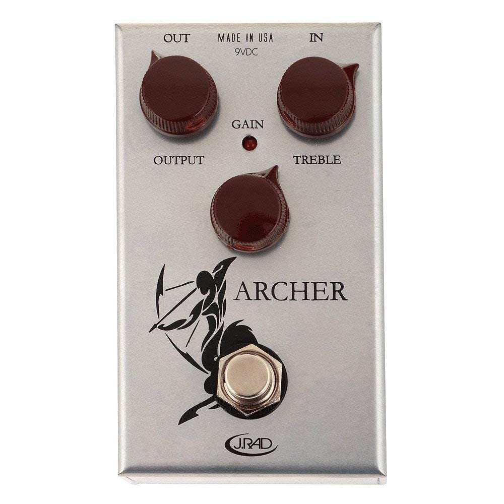 Pedal de Efectos Overdrive y Boost J. Rockett Audio Designs Tour Series para Guitarra