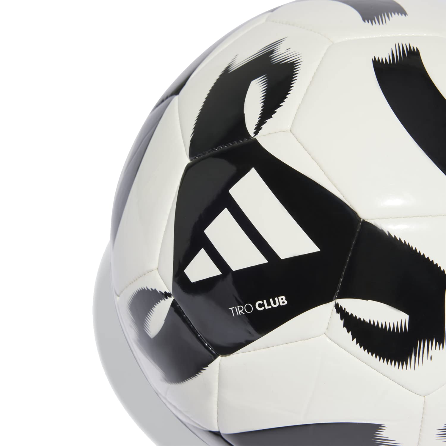 adidas Tiro Club - Pelota Unisex para Adultos, Color Blanco/Negro, 5